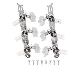 Cordes de Guitare Classique Tuning Peg Tuners M&eacute;caniques Argent Cheville De R&eacute;glage Guitare Classique (Tenyse, neuf)