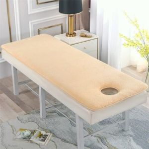 Surmatelas En Peluche Pour Table De Massage Lash Bed Topper Protège-Matelas Rembourrage De Lit Spa Avec Bandes Élastiques Couvre Matelas En Mousse À Mémoire Forme Pour Lit De Salon Beauté,02,60*180cm (caizyue, neuf)