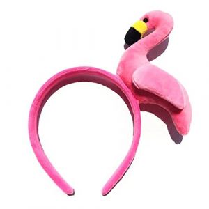 OUBEIDUO Serre-tête pour femme, beau bandeau flamant rose, bandeau amusant pour cosplay, carnaval, cosplay (Gaijiyja, neuf)