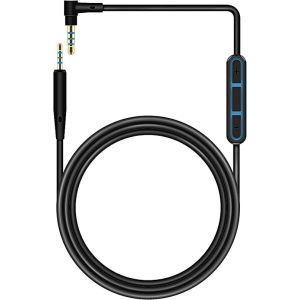 Câble audio de remplacement Câble QC25 Casque de remplacement Contrôle du volume avec micro intégré Bose QuietComfort 25 /Soundtrue/Soundlink /QC35 ii OE2 AE2 QC15 Écouteurs intra-auriculaires. (PrimeTrust Elite, neuf)