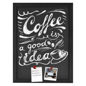 Okydoky Tableau magn&eacute;tique avec Cadre en Bois, &eacute;criture &agrave; la Craie, Tableau de Collection magn&eacute;tique, Cadre en Bois de pin, 45 x 60 cm, HB-BK-4560 (Okydoky STORE, neuf)