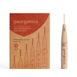 GEORGANICS CEPILLO INTERDENTAL madera de haya &ndash; s&rsquo;int&egrave;gre facilement dans une routine de tous les jours, produit sp&eacute;cialis&eacute; pour un usage quotidien et est con&ccedil;u pour offrir un grand confort d&rsquo;utilisat (Georganics Oral Care, neuf)