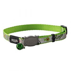 Rogs CATZ ReflectoCat Collier pour Chat Vert Citron (Skirmantas, neuf)
