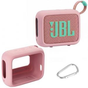 AONKE Housse en silicone pour enceinte Bluetooth portable JBL Go 4 (rose) (AONKESTORE, neuf)