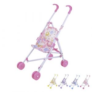 Poussette poupees Simple, Poussette Bebe Jouet Fille, Poussettes Réaliste pour Jeux De Rôle en fants, Accessoires poupées, À Partir De 2 Ans(A) (helasd, neuf)