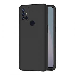 AICEK Coque Compatible OnePlus Nord N10 5G, Noir Silicone Coque pour OnePlus Nord N10 5G Housse OnePlus Nord N10 5G Noir Silicone Etui Case (6,49 Pouces) (AICEK EU Store, neuf)