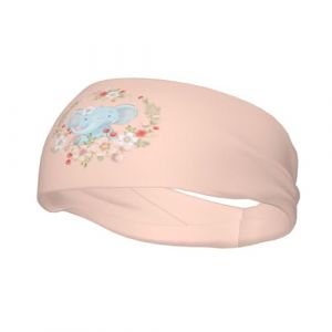 Bandeau de sport antidérapant en forme de couronne d'éléphant pour homme et femme, idéal pour la gym, le basket-ball, le yoga (ruianshihuichenjiayouzhanguanliyouxiangongsi, neuf)