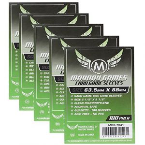 MayDay Lot de 500 pochettes de protection standard pour cartes 63,5 x 88 mm (PiXXASS, neuf)