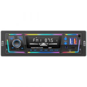 Autoradio Bluetooth RDS, CENXINY Poste Radio Voiture Bluetooth avec Port de Charge Type-C,Multi-éclairage Mode Lecteur,FM/AM 1DIN Autoradio 2 USB/MP3/AUX/carte SD/Réglages Audio DSP/EQ (CENXINY EURO, neuf)