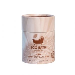 Eco Bath London Sel d'Epsom uni, tube de 250 g, sel d'Epsom pur ne contient que du sel de bain riche en magn&eacute;sium, id&eacute;al pour une utilisation apr&egrave;s l'entra&icirc;nement (Aloe Store - L'Angolo dell'Aloe, neuf)