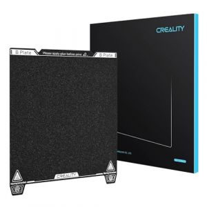 Creality Officielle K1 PEI Plaque de Construction 235x235 mm pour imprimante 3D, Surface Structurée Plaque en Acier à Ressort Flexible pour Ender 3 V3 SE/V3 KE/Ender 3S1/3S1 Pro/Ender 5 S1/CR 10 SE (Creality HYZ Store, neuf)