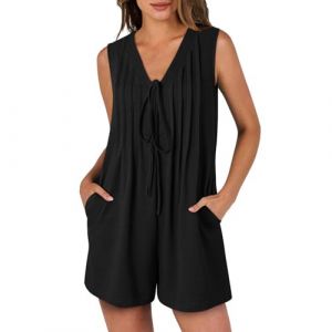 Combishort Femme Chic et Elegant Soldes D'Été Salopettes Femmes Shorts Combinaisons Chic Les Bretelles Pantalons Courts Combi-Short Casuel Romper Jumpsuit Salopette Pantalons Playsuits Pas Cher (⭐⭐⭐⭐⭐AEGJEGVD⭐⭐⭐⭐⭐, neuf)