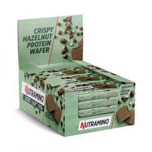 Nutramino | Nutramino Protein Wafers (12x39g) | Gaufres | 12 gaufrettes prot&eacute;in&eacute;es - Chocolat Noisette (ChristopherParker, neuf)