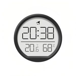 Lancoon Horloge num&eacute;rique LCD thermohygrom&egrave;tre Design magn&eacute;tique suspendue Calendrier 12/24 heures pour la maison, la cuisine, le bureau (Lancoon, neuf)