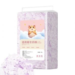 Liti&egrave;re Pour Animaux | 450g Coussin De Nid Avec Contr&ocirc;le Des Odeurs | Liti&egrave;re Petits Animaux,Pour Furet Lapin Gerbille H&eacute;risson Reptile Oiseau Animal De Compagnie Accessoires De Sommeil Et Nidificatio (shaoguilong, neuf)