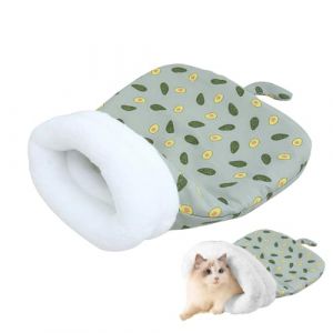 Sac de Couchage pour Chat,Sac de Couchage d'hiver en Peluche Douce et Coupe-Vent pour Chats D'int&eacute;rieur et Petits Chiens Jusqu'&agrave; 10 Kg (AILOVA, neuf)