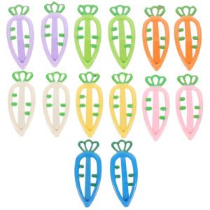Abaodam 14 Pinces &agrave; Cheveux de Carotte Couleur Bonbon, L&eacute;g&egrave;res et S&ucirc;res, Lot de 14 Pi&egrave;ces, Accessoires Coiffure pour Petites Filles, pour F&ecirc;tes et Usage Quotidien (KEDONE, neuf)