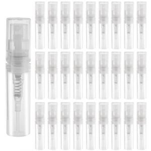 GIWFBQTR 160 PièCes 3ML Flacon PulvéRisateur en Plastique Transparent Emballage CosméTique Atomiseur Bouteilles de Parfum Atomiseur Liquide de PulvéRisation Contiennent (fengq268, neuf)
