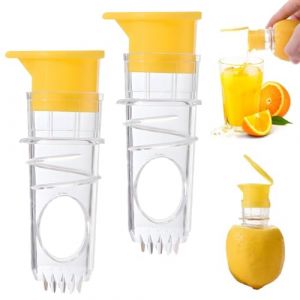 LACHT 2 Pièces Presse Agrumes Citron Manuel, Presse Agrume Orange Manuel,presse agrumes,presse citronFruit Lemon Squeezer,presse agrumePour Utilisation Dans les Restaurants, Cuisines, Bars（Jaune） (candy27seven, neuf)