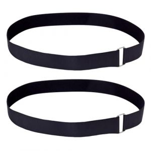 OLYCRAFT 2pcs Sangles de Jambe pour Fauteuil Roulant 130x5cm Noir Sangles de Repose-Jambes pour Fauteuil Roulant Sangle de Repose-Pieds pour Fauteuil Roulant Médical pour Accessoires de Fauteuil (OLYCRAFT EU, neuf)