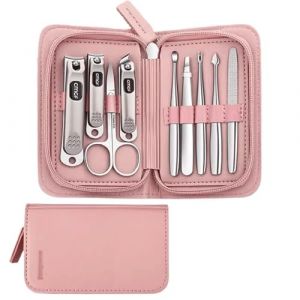 Kit de manucure coupe-ongles Ensemble de coupe-ongles for femmes Pince à bec de faucon Réparation Outils for ongles gris Rainure for ongles anti-éclaboussures Coupe-ongles spéciaux Ensemble de Coupe-O (hywtbh, neuf)