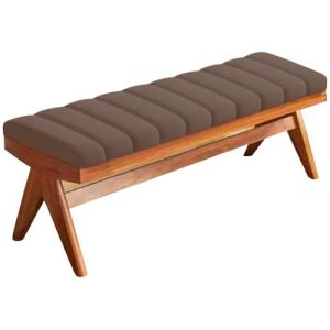 Coussin de Banc sur Mesure Exterieur Interieur Dehoussable Coussin de Banquette 120x40 100 x 35 80x40 150x40 pour Salon ou Balan&ccedil;oire de Jardin, Balcon, Terrasse et Palette(Brown,160x45cm x5cm Thick) (JANNE TORRY, neuf)