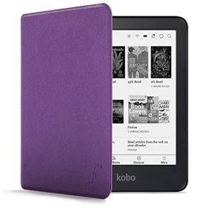 Forefront Cases Étui pour Kobo Aura Edition 2 (Modèle: N236-2016) - Mince et Léger, Fonction Automatique Veille/Réveil Intelligente Étui, Coque de Protection pour Kobo Aura Edition 2 - Violet (Forefront Cases, neuf)