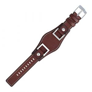 FOSSIL Bracelet De Montre 24mm Cuir Marron - JR-1157 | LB-JR1157 (MARBURGER, neuf)