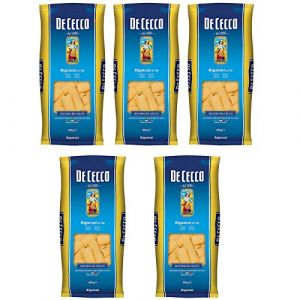 5 x De Cecco Rigatoni Italian P&acirc;te n&deg; 24. 500 g (Italiaen Gourmet UK Ltd, neuf)