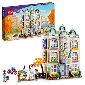 LEGO 41711 Friends L&rsquo;&Eacute;cole d&rsquo;Art d'Emma: Exploration Cr&eacute;ative pour Filles et Gar&ccedil;ons D&egrave;s 8 Ans, avec Accessoires et D&eacute;cor Dots, Maison de Poup&eacute;e &agrave; Heartlake City, Cadeau Enfants (MagnafShop, neuf)
