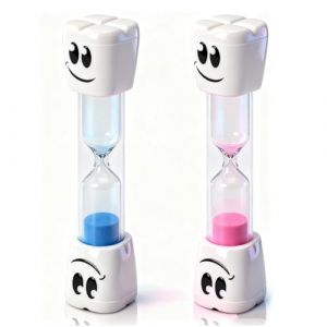 tiyiyok 2 Pi&egrave;ces Sabliers Enfants Set, Sablier Brossage Dents Enfant, Sablier 2 Minutes, Minuteur Brossage Dents Enfant, Sablier Colore Kit, Minuteur pour &oelig;ufs, pour Jeux, Exercice, Etude, Brossage (leiyangshifangjiaodianzishangwuyouxiangongsi, neuf)