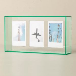 Elil Instax Mini Frame, affichage d'image en acrylique transparent pour photos de film Fujifilm Instax Mini ou films Polaroid. Compatible avec la série d'appareils photo Instax Mini (Elil Design, neuf)