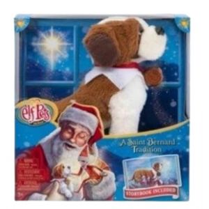 Cefa Toys Elf Pets, Conte et Peluche Saint Bernard, Certificat d'adoption, Convient aux Enfants à partir de 3 Ans. (Pressstart, neuf)