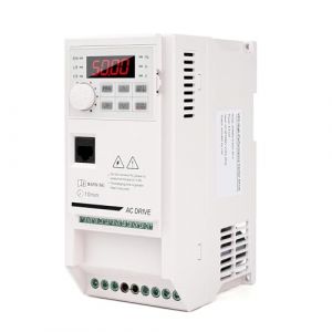 Variateur de fr&eacute;quence VFD Transformateur 380V 5.5KW variateur de vitesse pour moteur triphas&eacute; Entr&eacute;e Sortie 380V CNC convertisseur de fr&eacute;quence ZHB600 5.5KW avec rallonge 2m (jimmy EU, neuf)