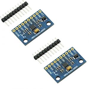HiLetgo 2pcs MPU9250/6500 9-Axis 9 DOF 16 Bit Gyroscope Acceleration Magnetic Sensor 9-Axis Attitude +Gyro+Accelerator+Magnetometer Sensor Module IIC/SPI for Arduino GY-9250 (HiLetgo FR, neuf)