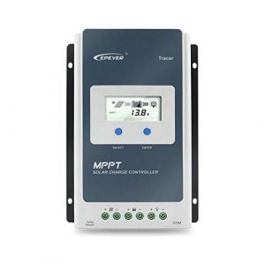 EPEVER&reg; 10A MPPT Contr&ocirc;leur de Charge Solaire 12V/24V avec Afficheur LCD pour Stations de Communication et Syst&egrave;mes Domestiques - Tracer 1210AN (SolaMr-EU, neuf)