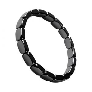 dewdat Bracelet En H&eacute;matite Pour Homme, Bracelet En Pierre D'H&eacute;matite Naturelle Pour Homme, Pour C&eacute;r&eacute;monie D&eacute;contract&eacute;e Formelle Quotidienne Anniversaire Dipl&ocirc;me Saint-Valentin Mariage (linytjs, neuf)