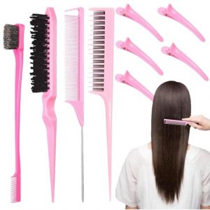 Yplkm Ensemble peigne et brosse pour femme, ensemble de peignes de coiffure | Kit de peigne de beaut&eacute; taquin pour femmes - Outil de mise en forme des cheveux multifonctionnel pour les salons, les (yuche, neuf)