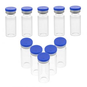 SHERCHPRY 10pièces Lot De Flacons Transparents à Fond Plat Pour Échantillons Rechargeables Avec Joint Étanche Pour Voyages Et Stockage Huiles Essentielles (Dnna Huang, neuf)