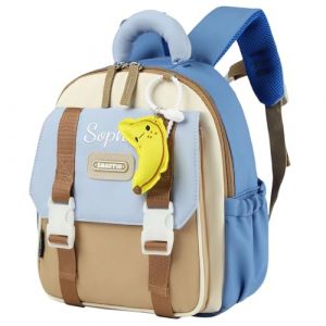 G&eacute;n&eacute;rique Sac a Dos Enfant Personnalis&eacute; Prenom, Petit Cartable Enfant Maternelle Filles & Gar&ccedil;ons, Bebe Sac d'&eacute;cole Personnalisable Enfant pour Primaire Ecole Voyage (Bleu) (Thalopolis, neuf)