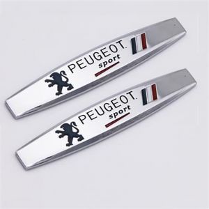 2 Pi&egrave;ces Embl&egrave;me de Logo de Voiture pour Peugeot 107 207 407 408 206 306 307 308 408 508 406, Lettres Emblem D&eacute;coration Autocollant D'Insigne Voiture, D&eacute;calcomanies Logo Badge Voiture Stickers (小治治, neuf)