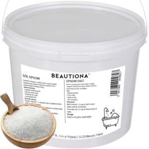 Sel d'Epsom (sel d'Epsom) 1 kg &ndash; Sulfate de magn&eacute;sium pur comme sel de bain pour d&eacute;tendre les muscles et les articulations (IsabelleNails, neuf)