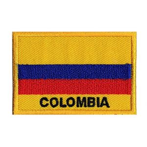 Ecusson Patche Colombie Drapeau Colombien Patch A Coudre Brod&eacute; (Naga.Hitam, neuf)