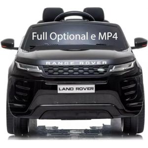 Range Rover Evoque Full Optional avec écran Tactile Mp4, siège en Cuir, Voiture Electrique Enfants avec Licence 12 V Batterie télécommande 2,4 GHz Ports ouvrables (Noir) (BabyCar | Neulabs, neuf)