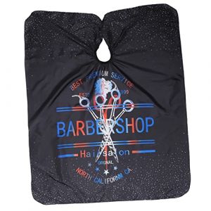 BESTYASH 1 Pièce Châle teint de cheveux barbiers capes tabliers de coiffeur pour femmes tablier de coiffeur cape de coiffeur coupe de cheveux tablier de cheveux Coupe de coupe en tissu Noir (Feast of Yan, neuf)