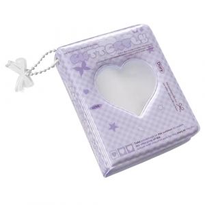 Classeur de Carte Photo, 7,6 cm Classeur Photocard, 40 Pochettes Porte-cartes, Motif C&oelig;ur Creux Album Photo pour Collection de Photos, Cartes de Visite, Billets, Cartes Bancaires (jingyash, neuf)