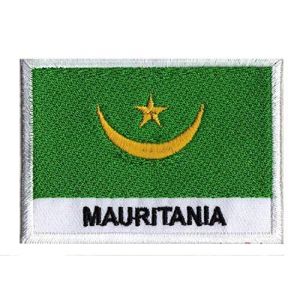 Ecusson Patche Drapeau Mauritanie Patch Brodé NagaPatches Afrique (Naga.Hitam, neuf)