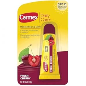 Carmex Daily Care Baume &agrave; l&egrave;vres hydratant Fresh Cherry SPF 15 10 g (RATRAP, neuf)