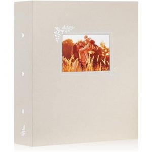 Lanpn Album Photo 11,5x15 11x15 600, Grande Capacit&eacute; Lin Tissu Album pour Vertical Horizontal Photos Pochette (Beige) (BILLIONRVL, neuf)