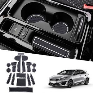 Ruiya Compatible avec Kia Ceed SW GT Proceed GT | XCeed GT 2018-2024 2025 Tapis Anti-dérapants, Tapis Antidérapant en Caoutchouc Couture de Porte Antidérapant Tapis Kia Ceed Accessoires (YEEP IN, neuf)